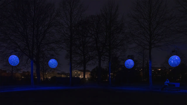 Foto af kunstværket Insekternes Blik